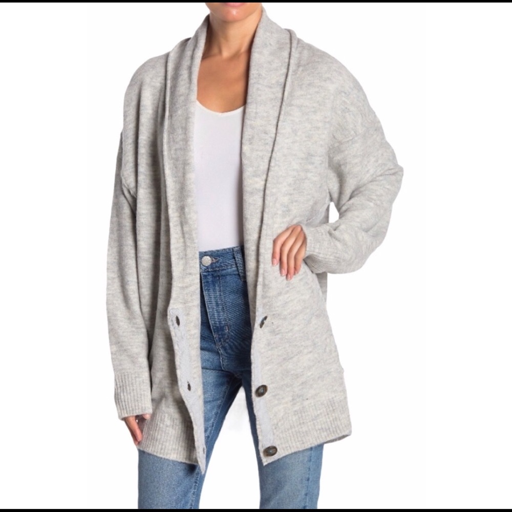Free People Eucalyptus Long Cardigan Sweater.  Boho Party 🎉 Host Pick 10-2-22!! - Picture 4 of 16
